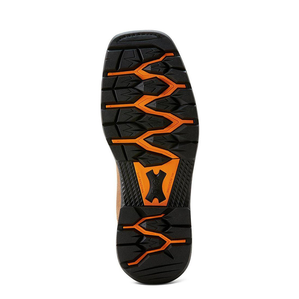 Ariat Big Rig BOA Composite-Toe Waterproof Work Boot Natural Tan Medial