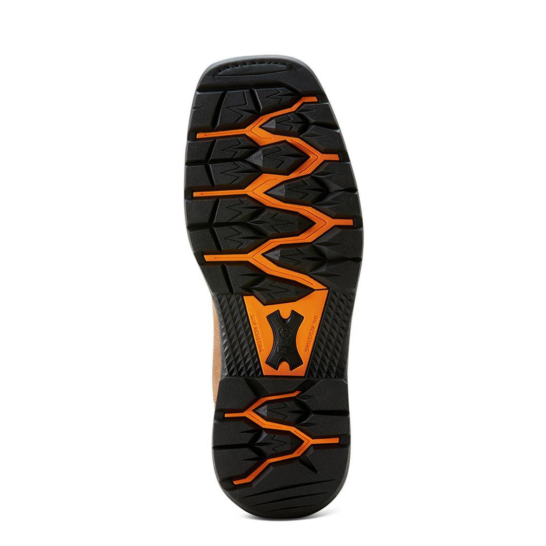 Ariat Big Rig BOA Composite-Toe Waterproof Work Boot Natural Tan Medial