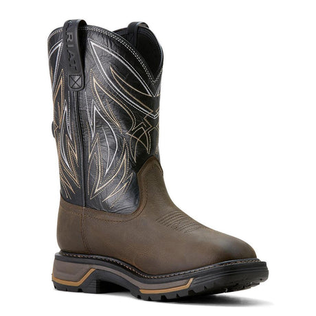 Ariat Big Rig BOA Soft-Toe Waterproof Boot Iron Coffee Medial