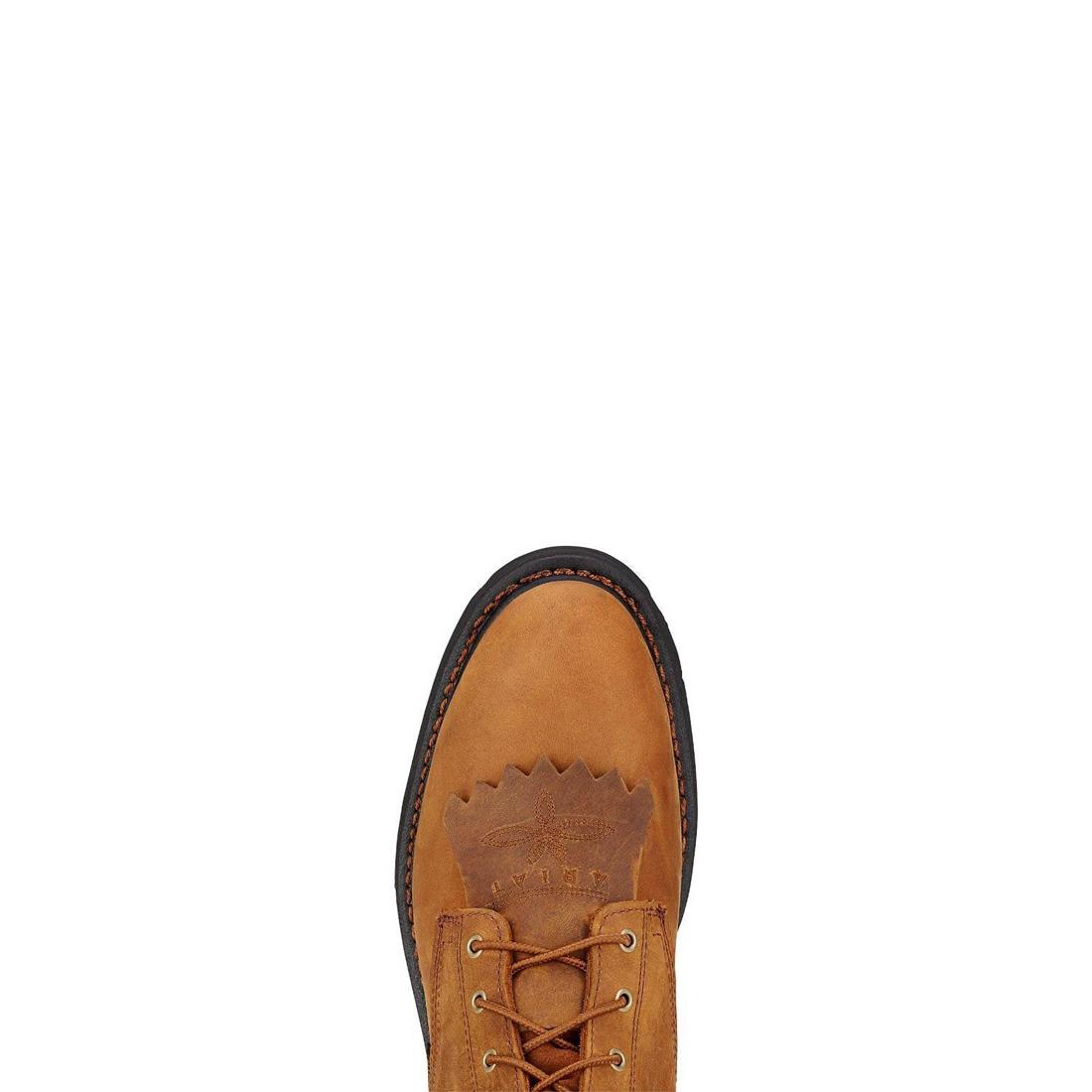 Ariat Cascade 8 inch Soft-Toe Boot Aged Bark Upper