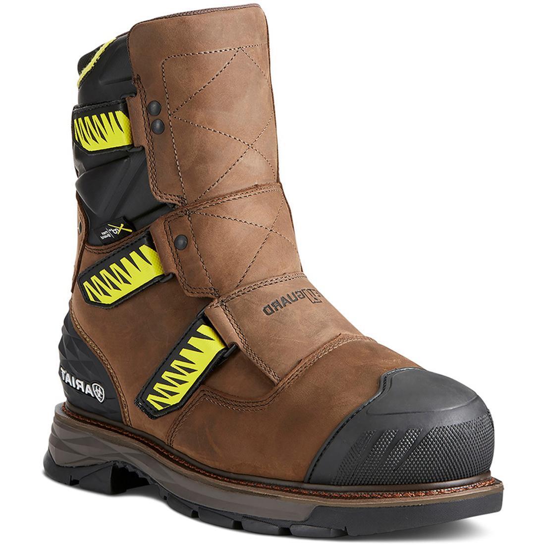 Ariat Catalyst VX 8 inch Composite-Toe Waterproof MetGuard Work Boot Oily Distressed Brown Medial