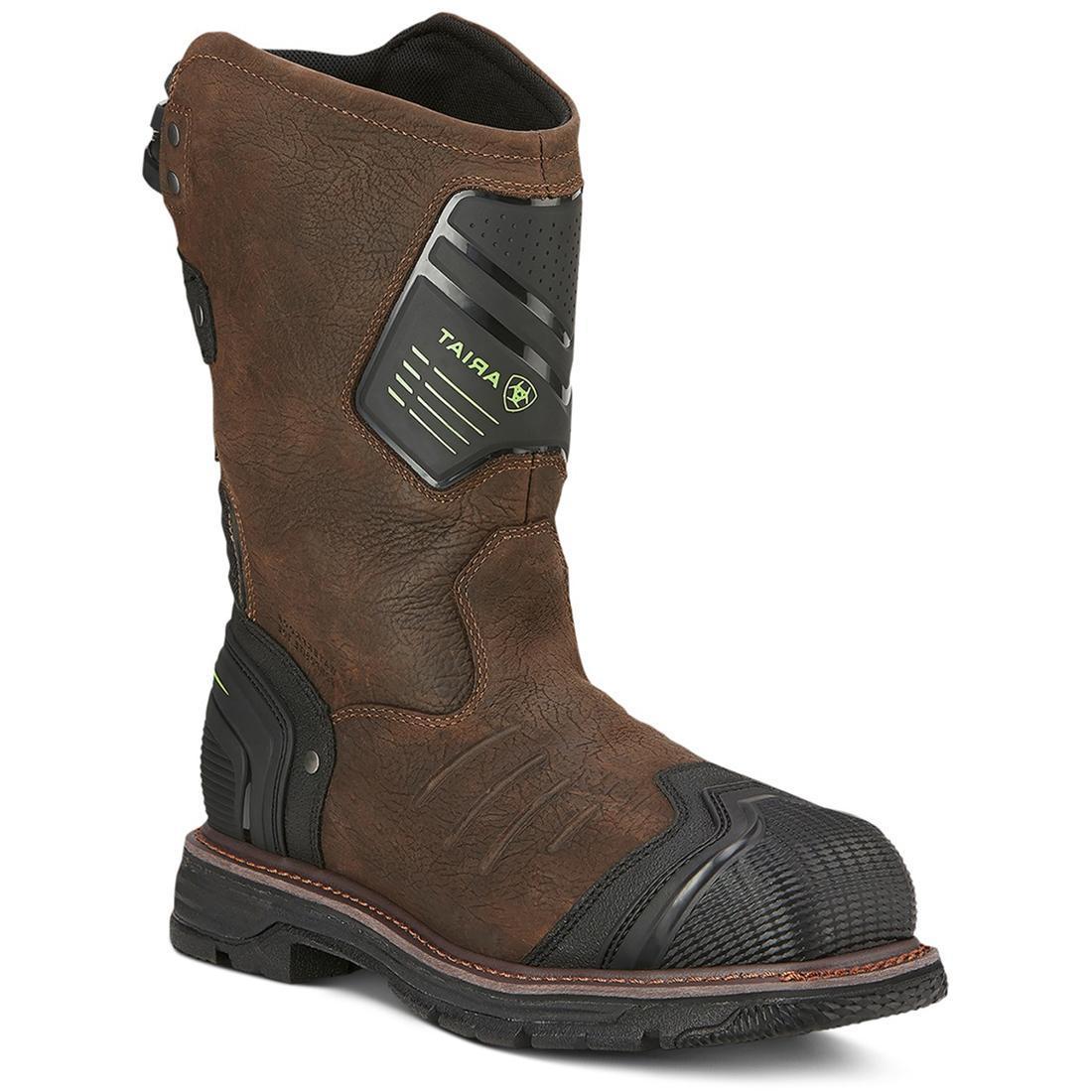 Ariat Catalyst VX Composite-Toe Waterproof Wide Square Toe Work Boot Bruin Brown Profile