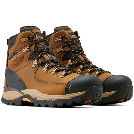 Ariat Endeavor 6 inch Carbon-Toe Waterproof Work Boot Dusted Brown Profile