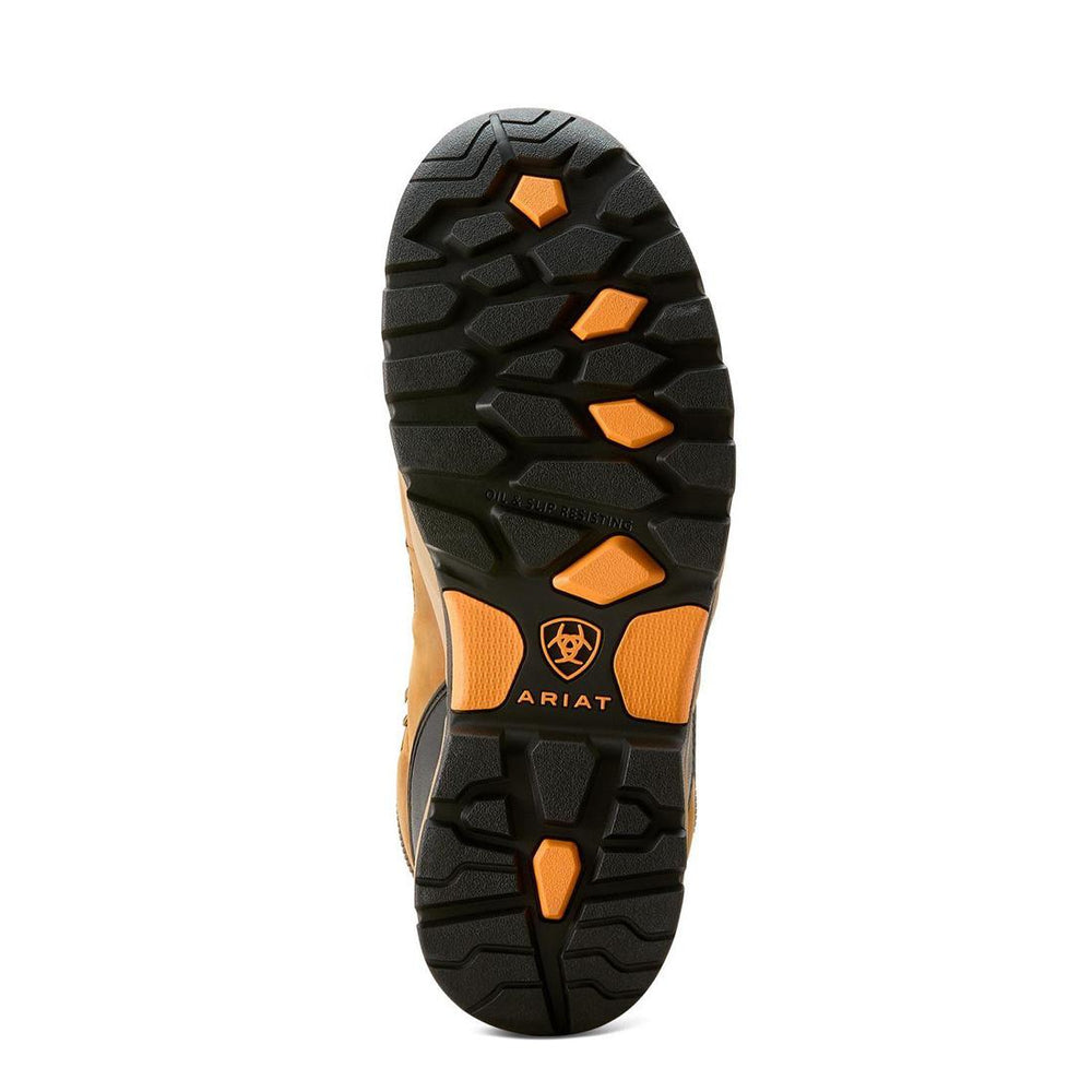 Ariat Endeavor 8 inch Soft-Toe Waterproof Insulated Boot Dusted Brown Upper