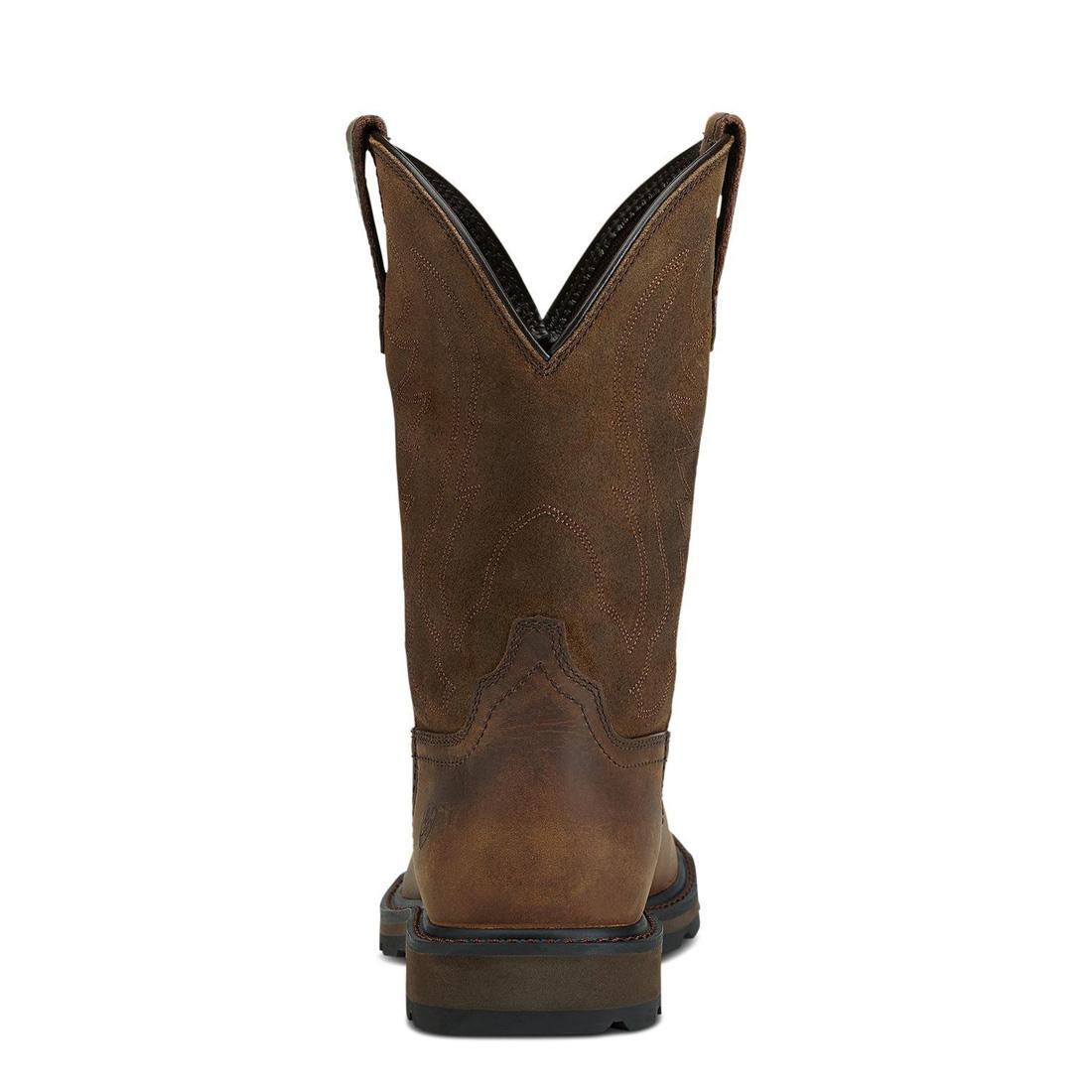 Ariat Groundbreaker Soft-Toe Boot Brown Heel