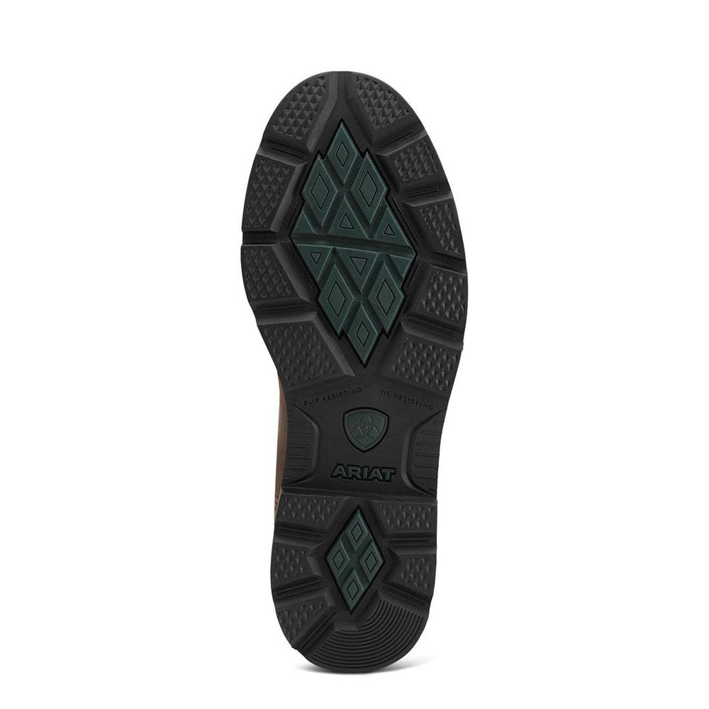 Ariat Groundbreaker Steel-Toe Work Boot Brown Medial