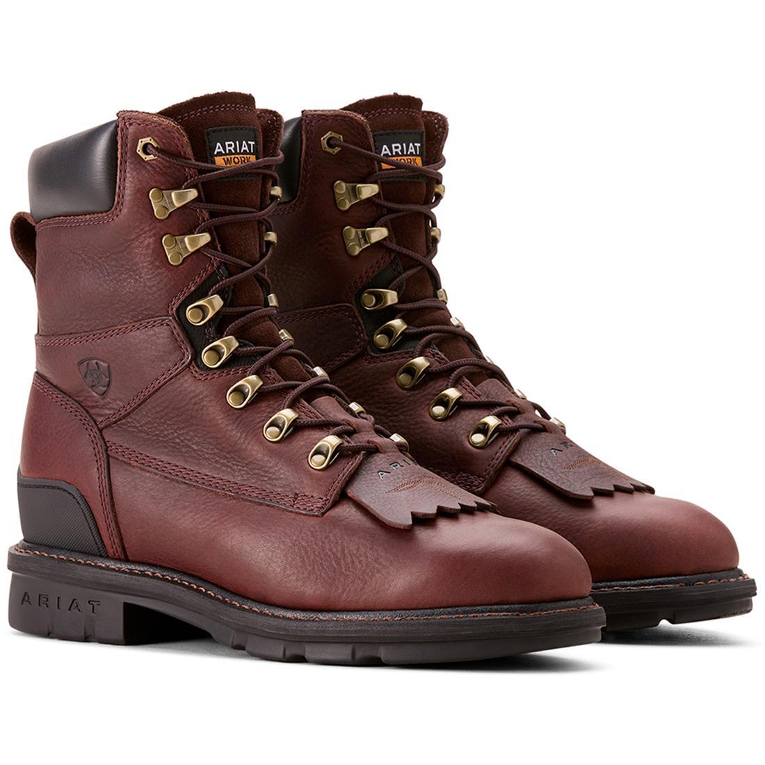 Ariat Hermosa XR 8 inch Soft-Toe Boot Redwood Profile