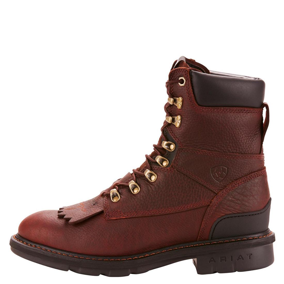 Ariat Hermosa XR 8 inch Soft-Toe Boot Redwood Side
