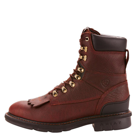 Ariat Hermosa XR 8 inch Soft-Toe Boot Redwood Side