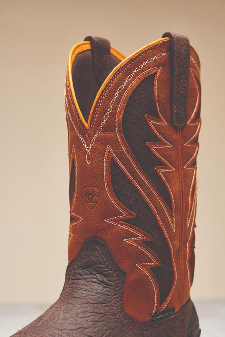 Ariat Intrepid VentTEK Composite-Toe Work Boot Bruin Brown Heel