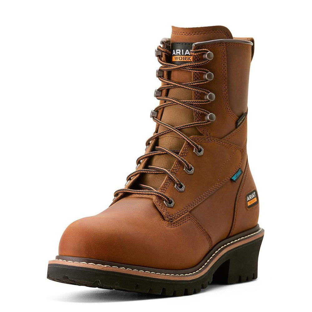 Ariat Logger Shock Shield Soft-Toe Waterproof Insulated Boot Copper Brown Detail