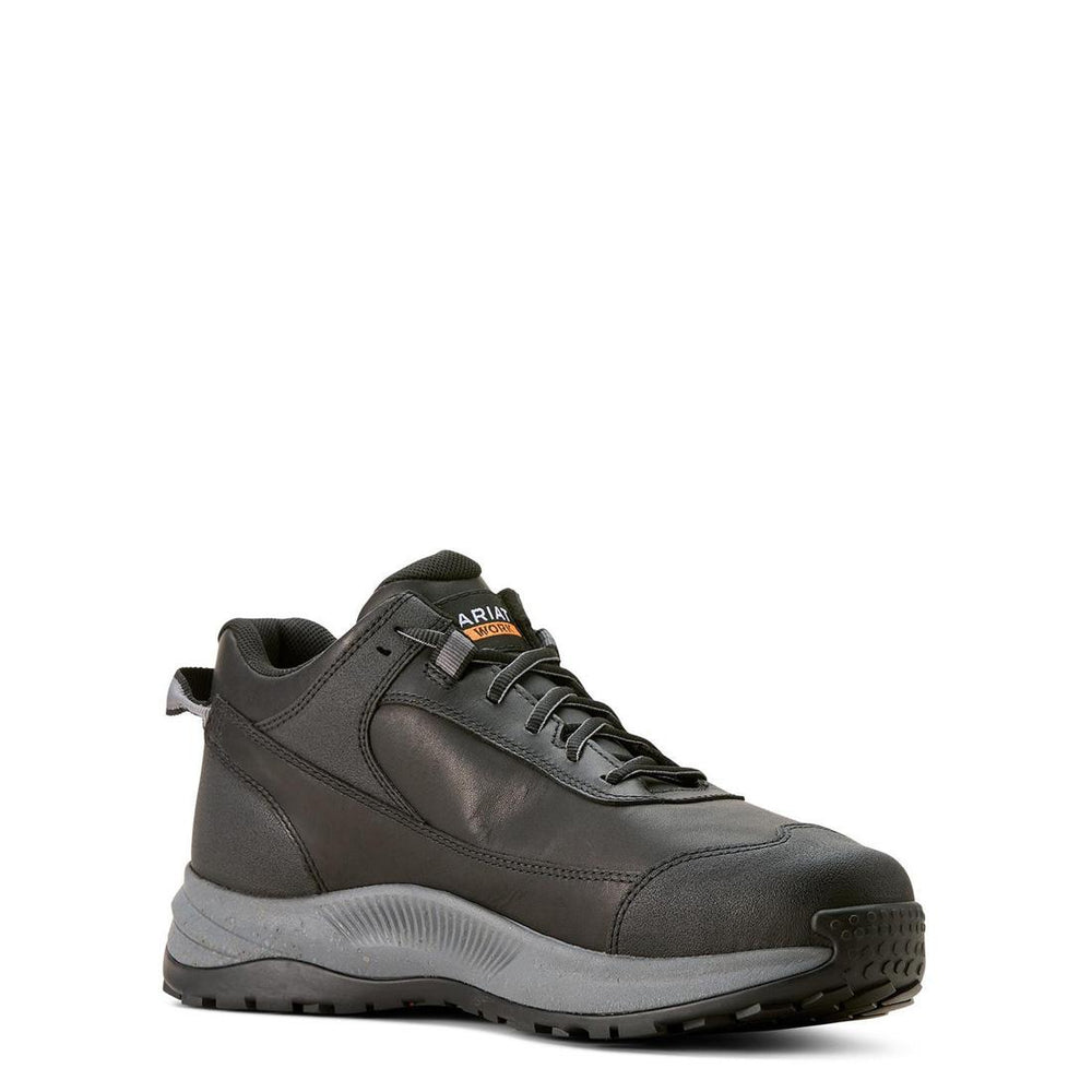 Ariat Outpace Shift Composite-Toe Waterproof Work Shoe Black Medial