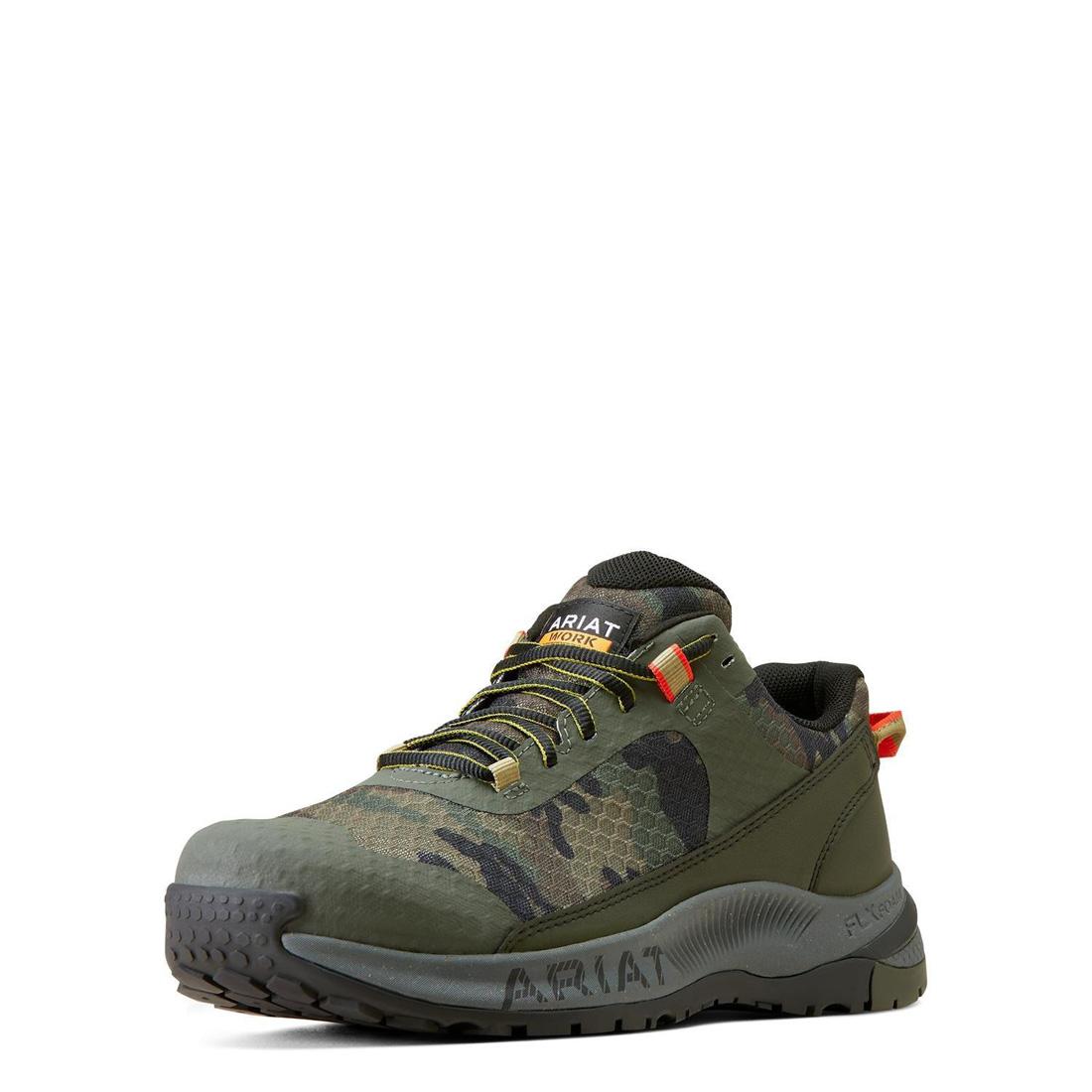 Ariat Outpace Shift Composite-Toe Work Shoe Camo Detail