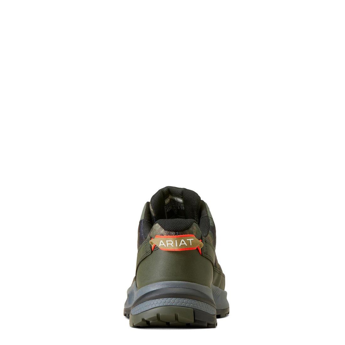 Ariat Outpace Shift Composite-Toe Work Shoe Camo Heel