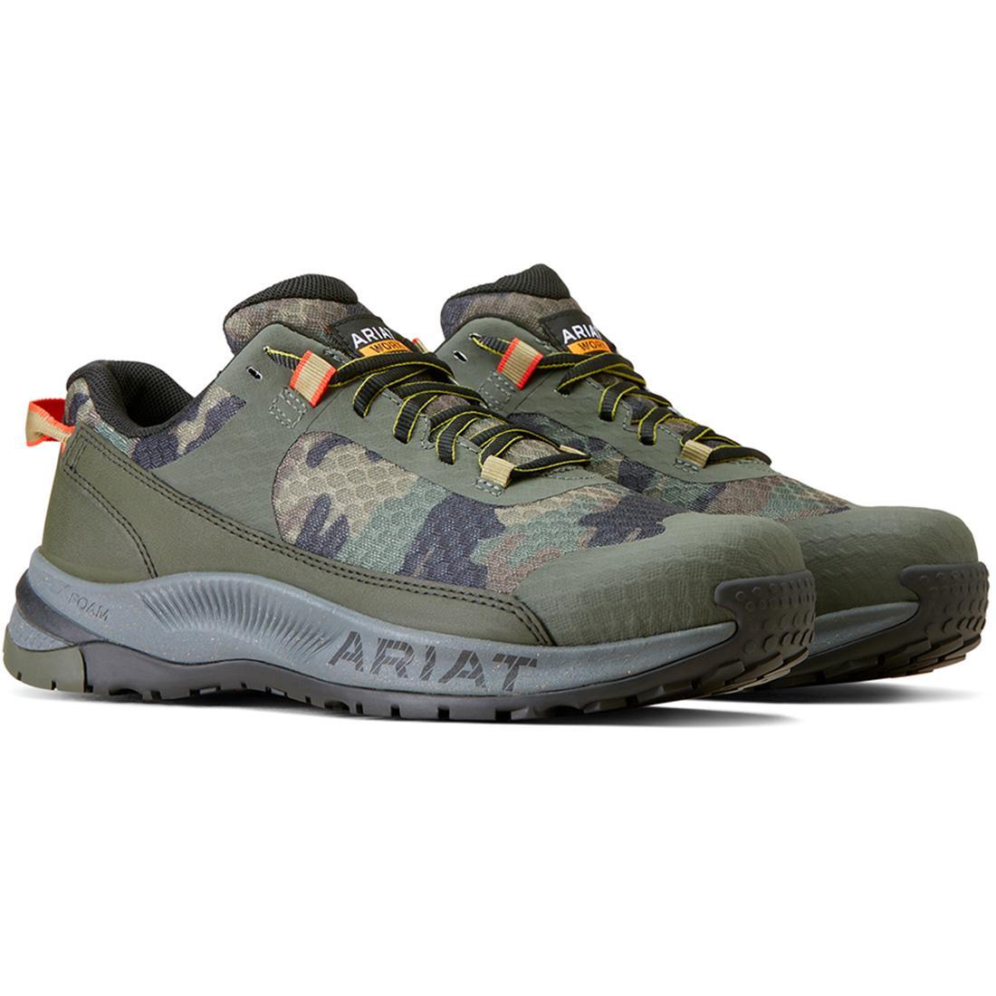 Ariat Outpace Shift Composite-Toe Work Shoe Camo Profile