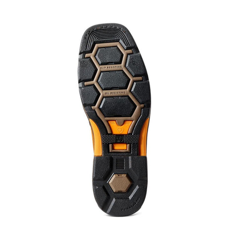 Ariat OverDrive Composite-Toe Wide Square Toe Work Boot Alamo Brown Sole