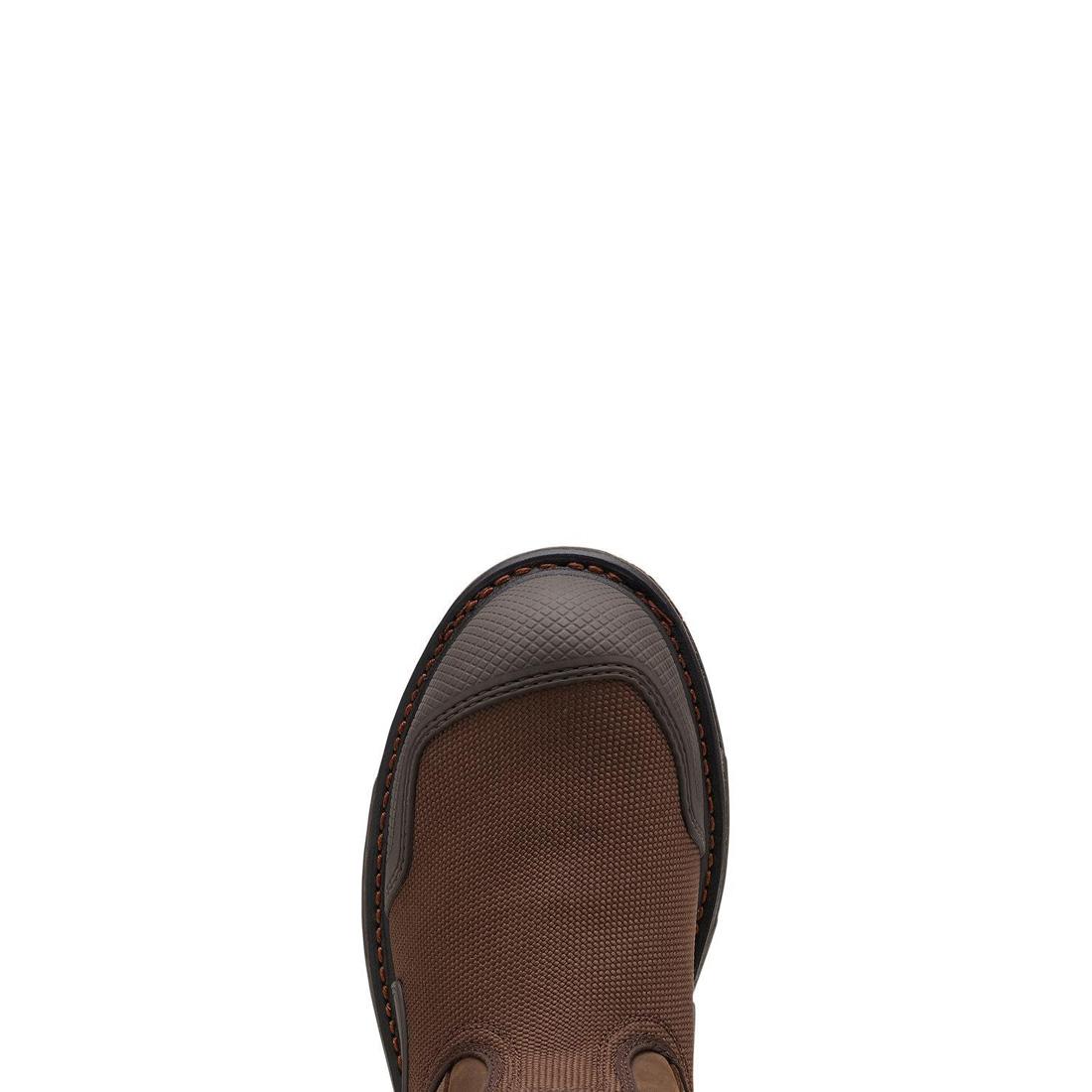 Ariat OverDrive XTR Composite-Toe Waterproof Work Boot Brown Cordura Sole