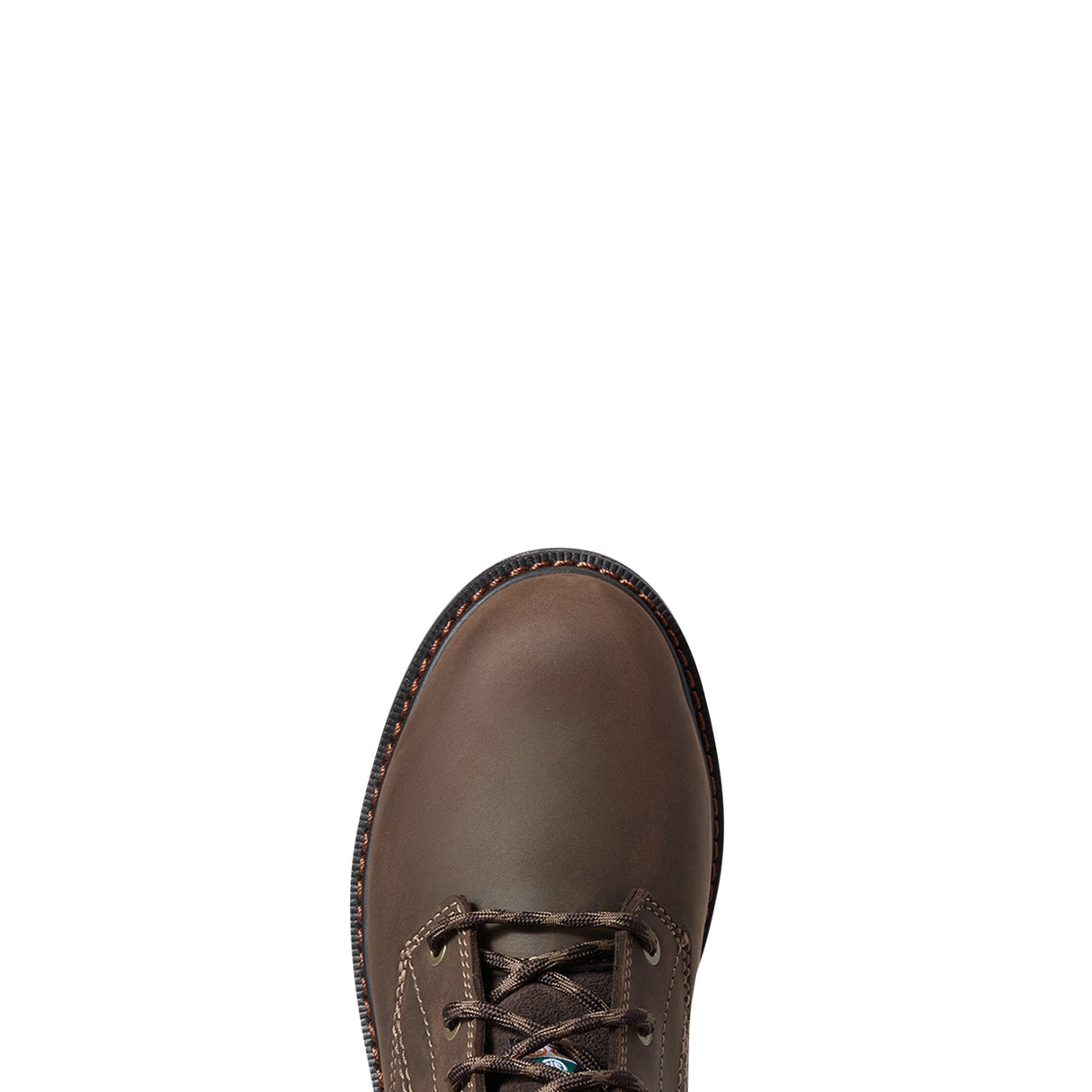 Ariat Riveter 8" Women's CSA Glacier Grip Waterproof 400g Composite Toe Work Boot - Brown Sole