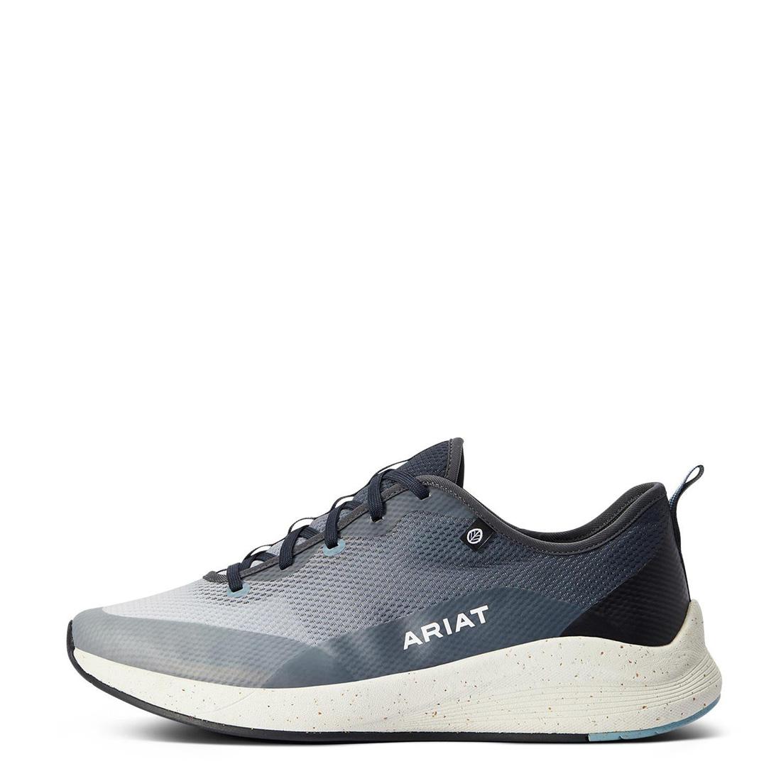 Ariat ShiftRunner Soft-Toe Shoe Smoky Grey Heel