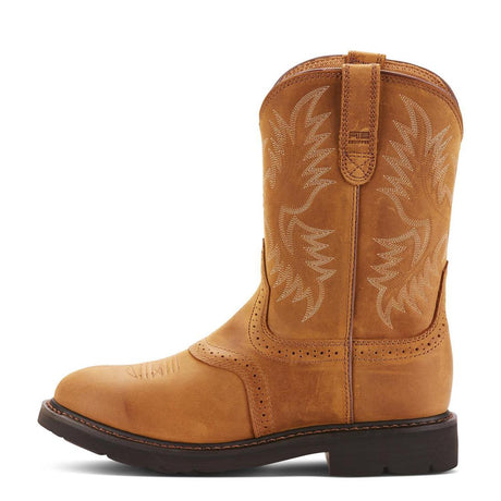 Ariat Sierra Saddle Soft-Toe Boot Aged Bark Heel