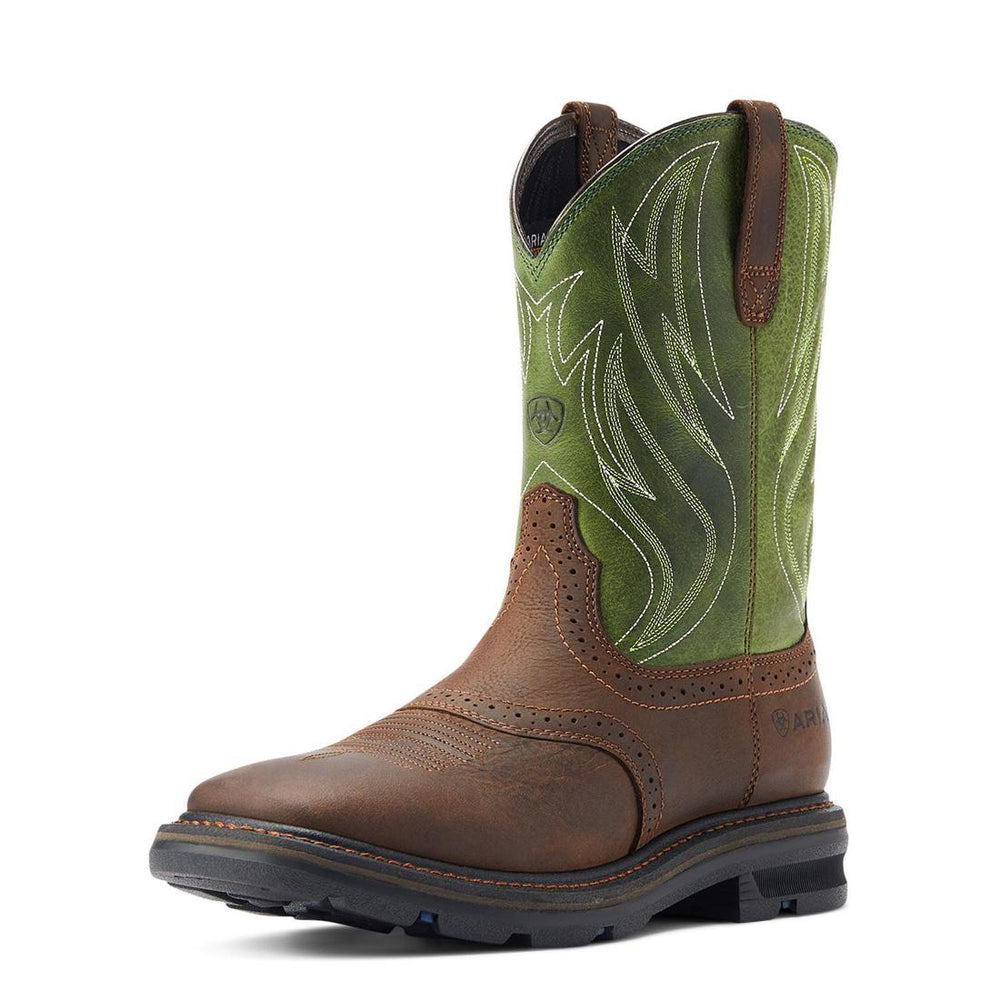 Ariat Sierra Shock Shield Soft-Toe Boot Dark Brown Detail