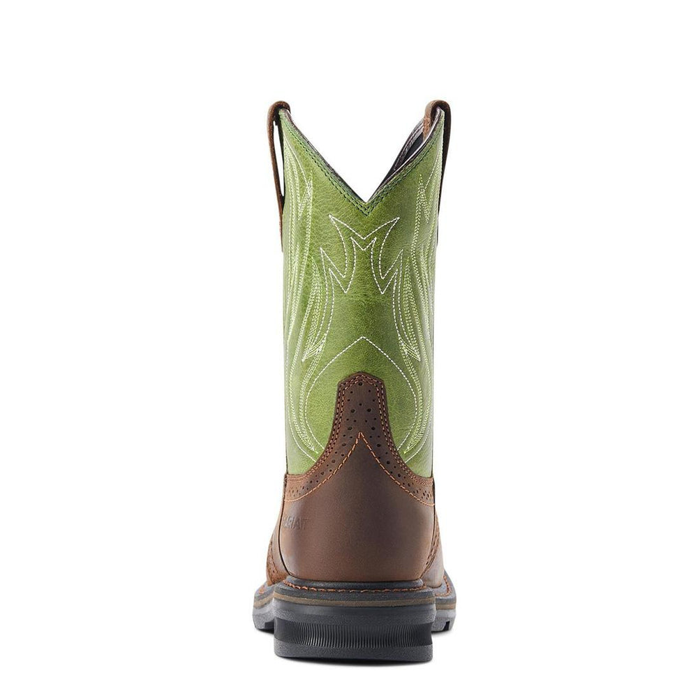 Ariat Sierra Shock Shield Soft-Toe Boot Dark Brown Heel
