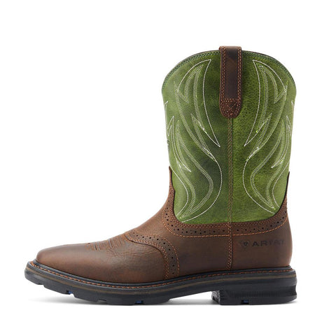Ariat Sierra Shock Shield Soft-Toe Boot Dark Brown Side