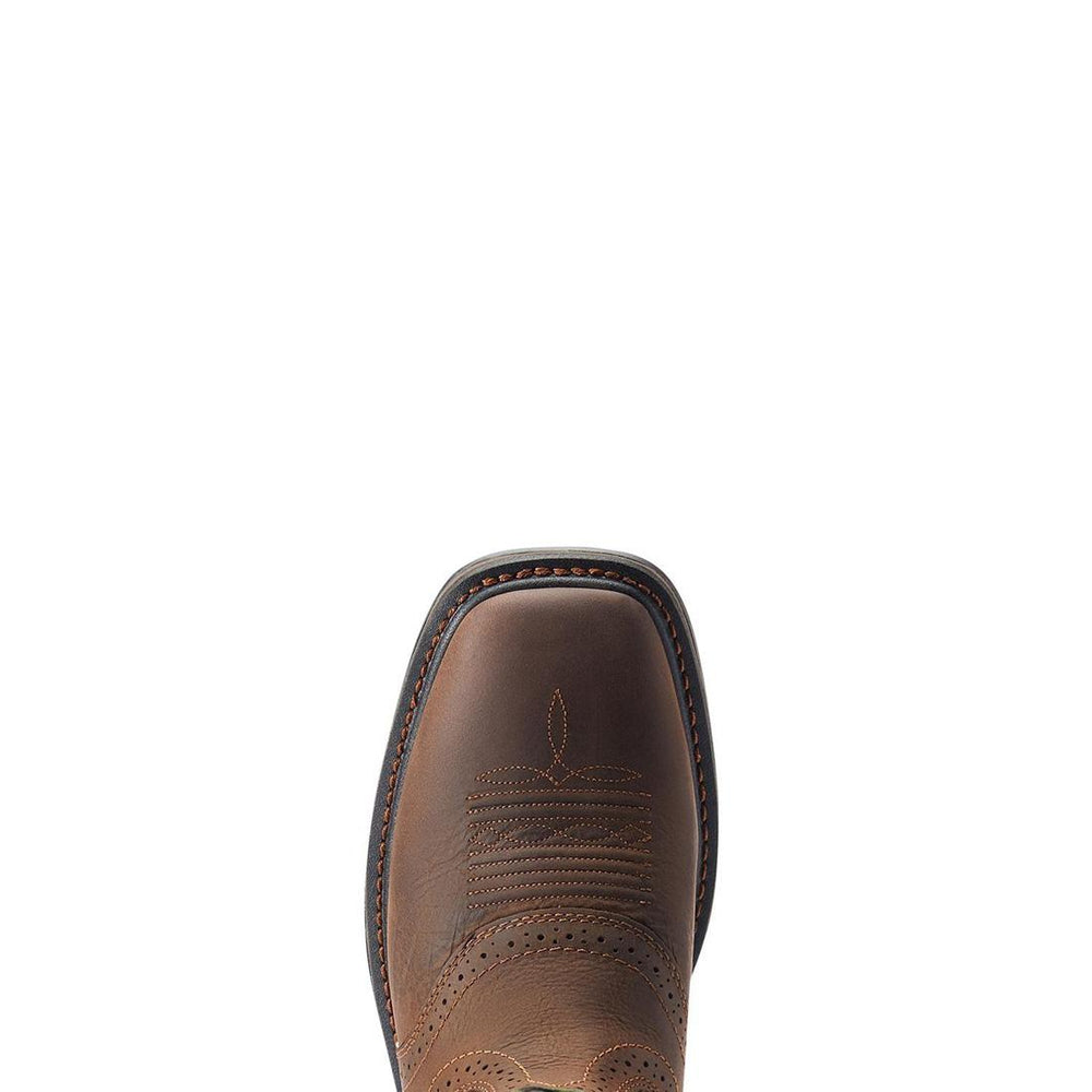 Ariat Sierra Shock Shield Soft-Toe Boot Dark Brown Upper