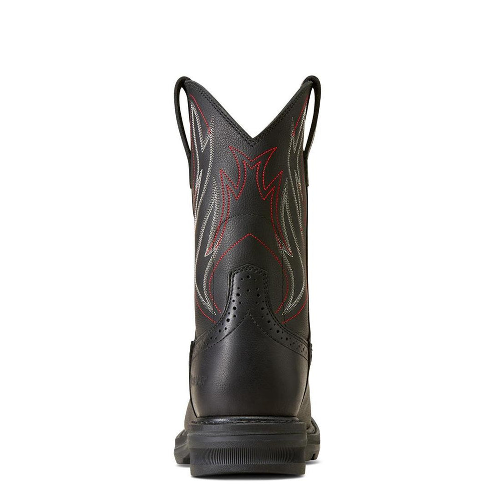 Ariat Sierra Shock Shield Steel-Toe Work Boot Black Upper