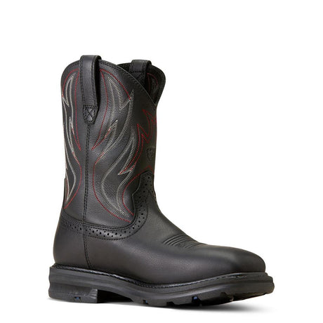 Ariat Sierra Shock Shield Steel-Toe Work Boot Black Profile