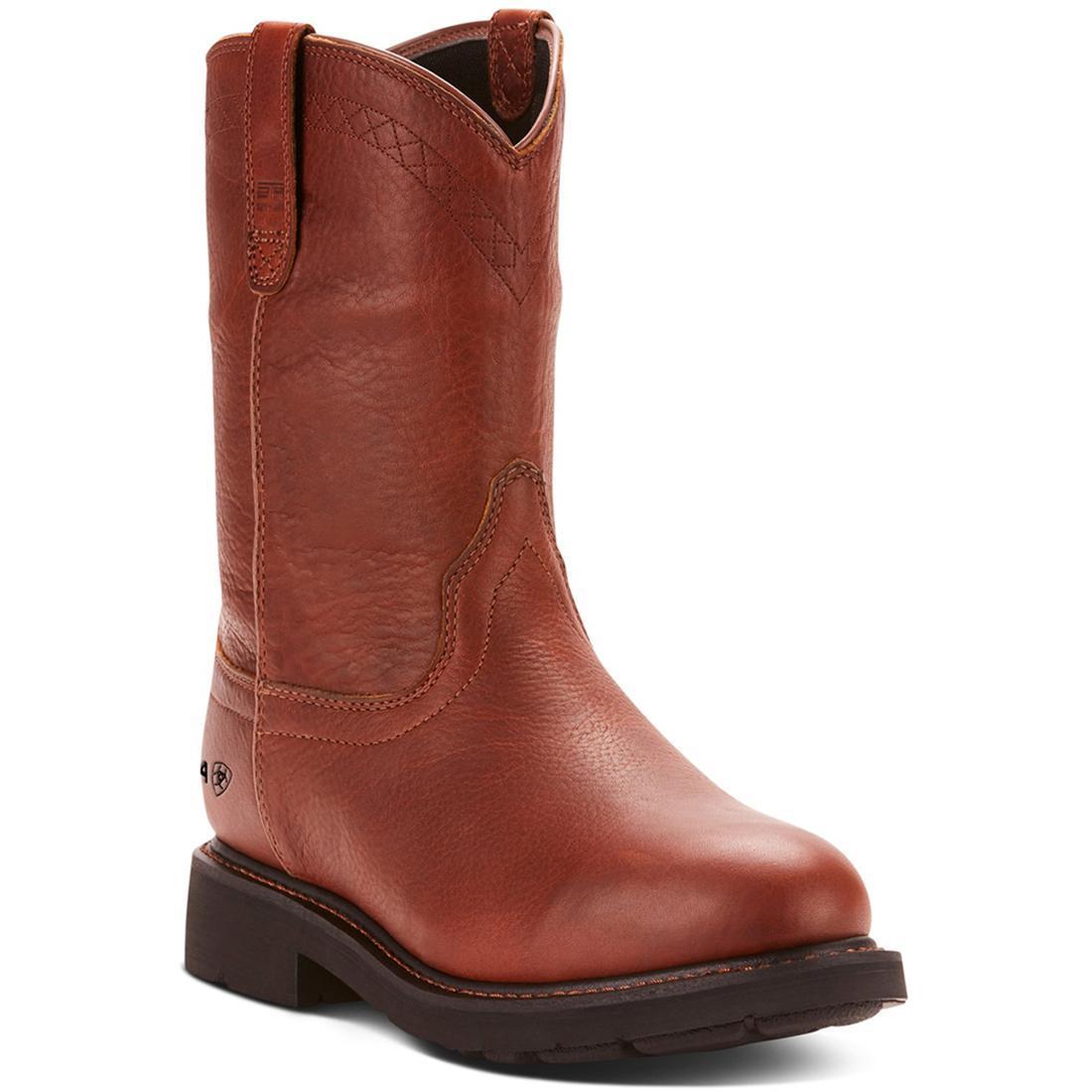 Ariat Sierra Soft-Toe Waterproof Boot Sunshine Medial
