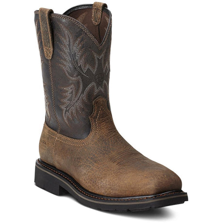 Ariat Sierra Steel-Toe Puncture Resistant Work Boot Earth Profile