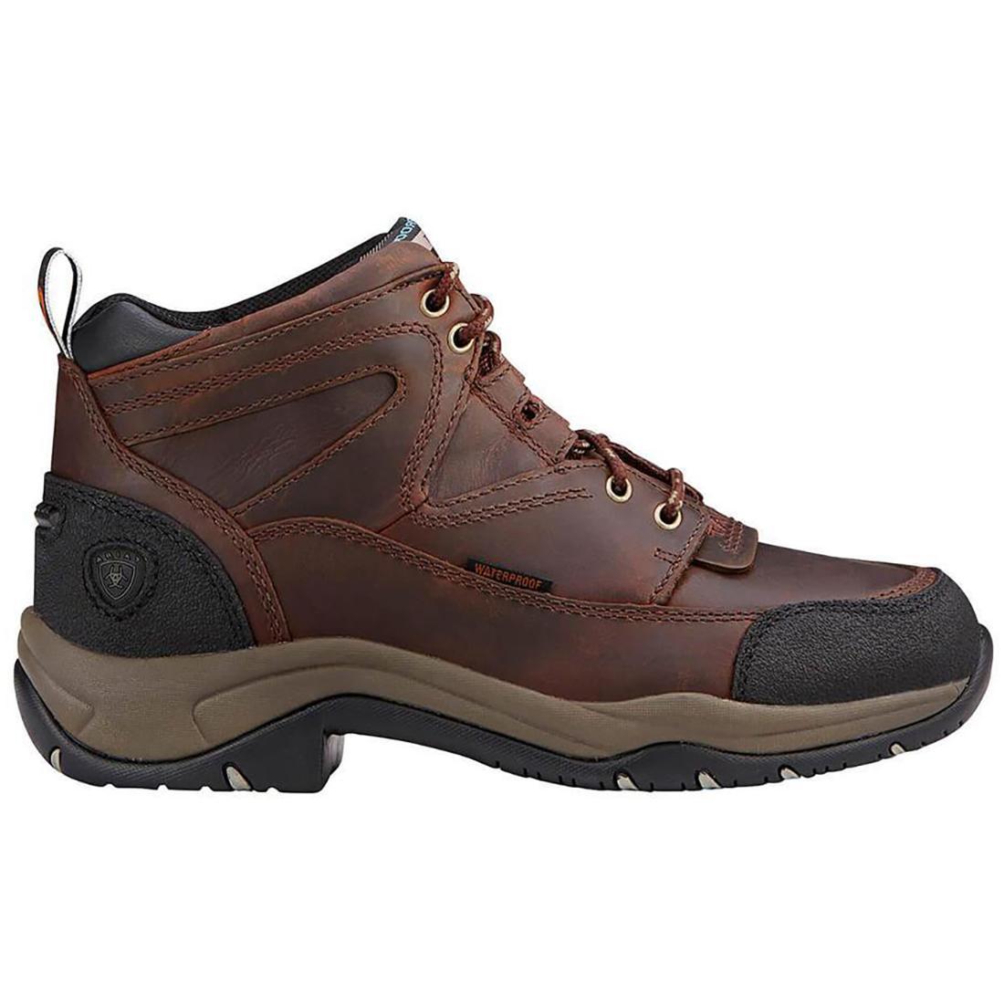 Ariat Terrain Soft-Toe Waterproof Boot Copper Brown Profile