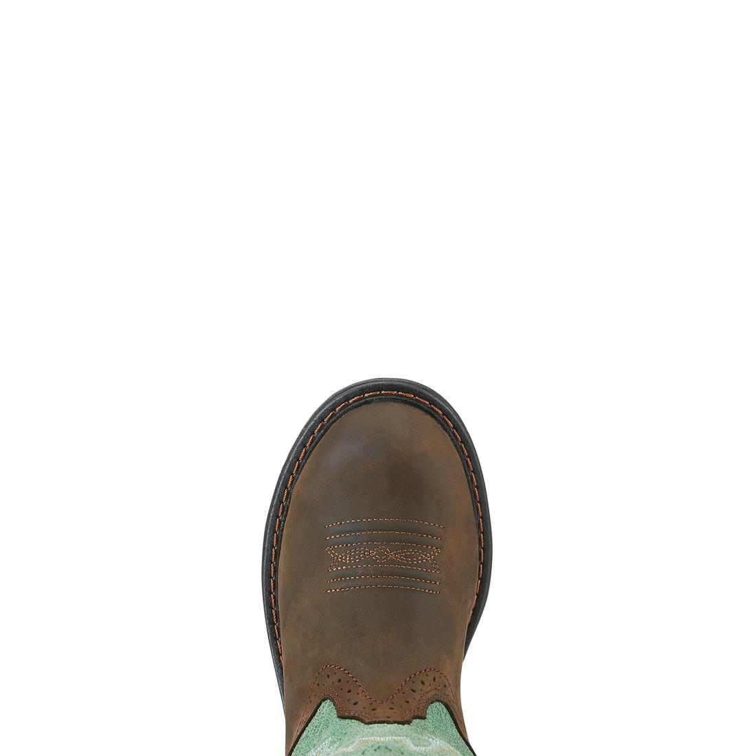 Ariat Tracey Women's Waterproof Composite Toe Work Boot - Brown Medial