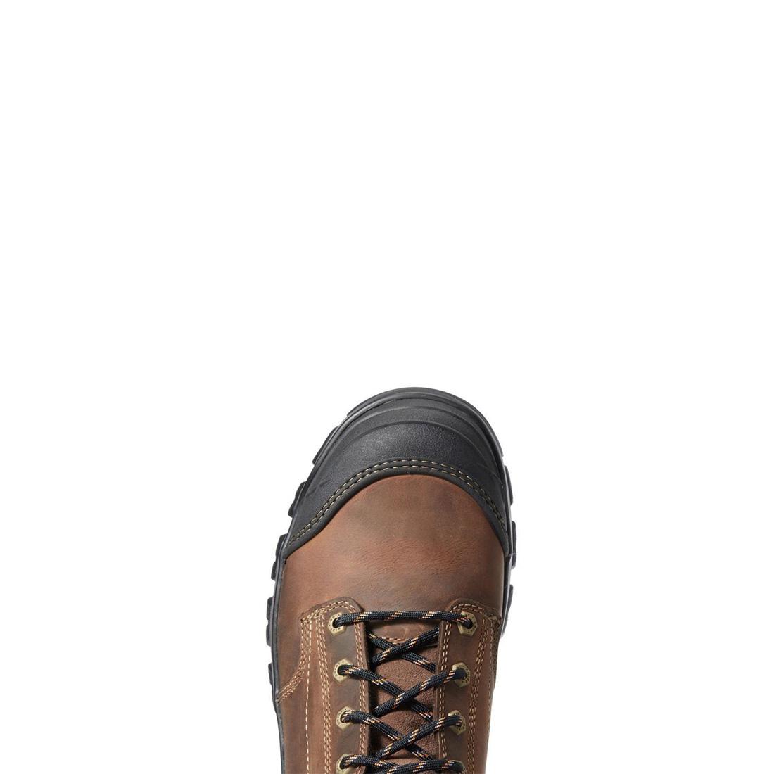 Ariat Treadfast 6" Steel-Toe Work Boot Distressed Brown Upper