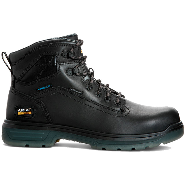 Ariat Turbo 6 inch Carbon-Toe CSA Waterproof Work Boot Black Profile