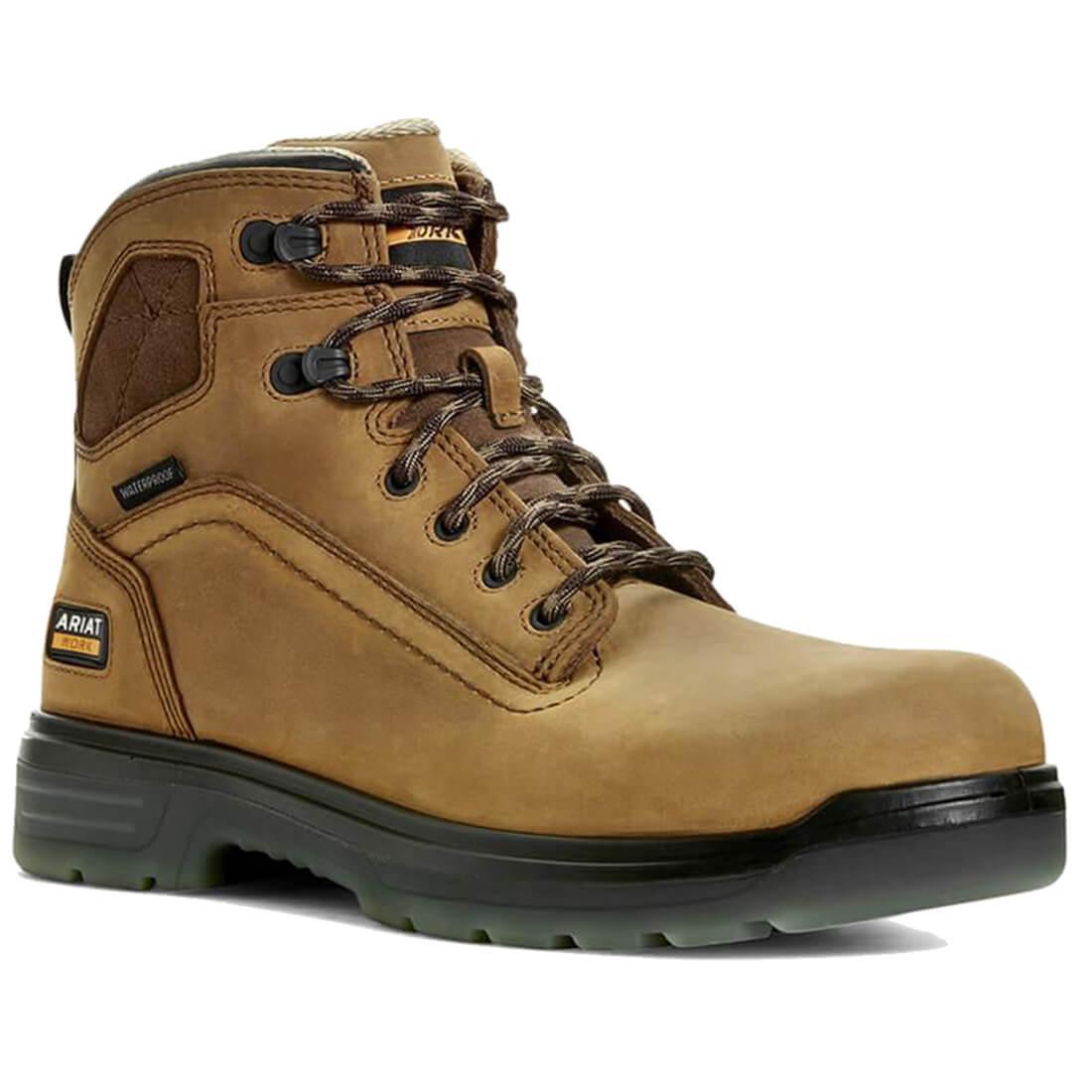 Ariat Turbo 6 inch Soft-Toe Waterproof Boot Aged Bark Medial