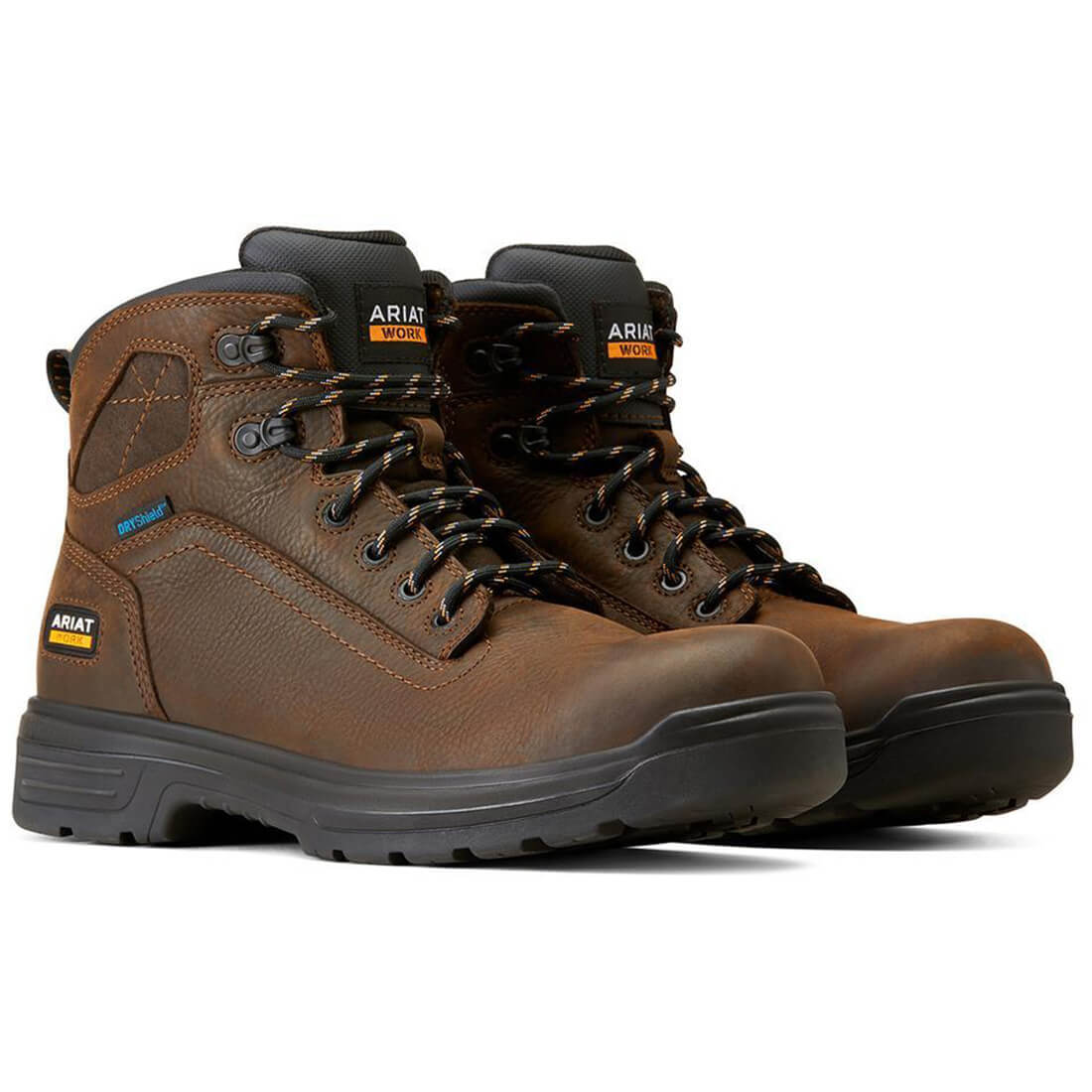 Ariat Turbo 6 inch Soft-Toe Waterproof Boot Rich Brown Profile