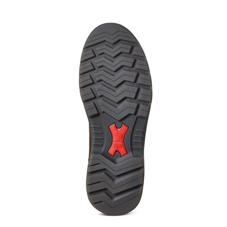 Ariat Turbo 8 inch Carbon-Toe Waterproof USA Assembled Work Boot Rich Brown Sole