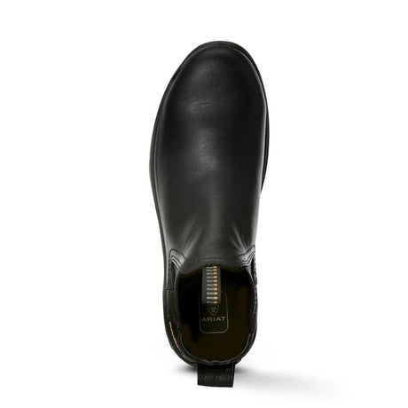 Ariat Turbo Carbon-Toe Waterproof Chelsea Work Boot Black Upper