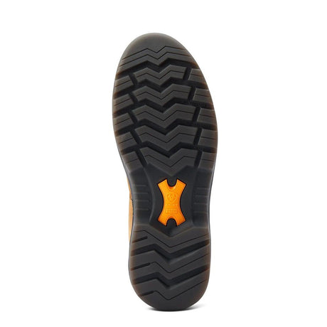 Ariat Turbo Outlaw 8 inch Carbon-Toe Waterproof CSA MetGuard Work Boot Barley Brown Sole