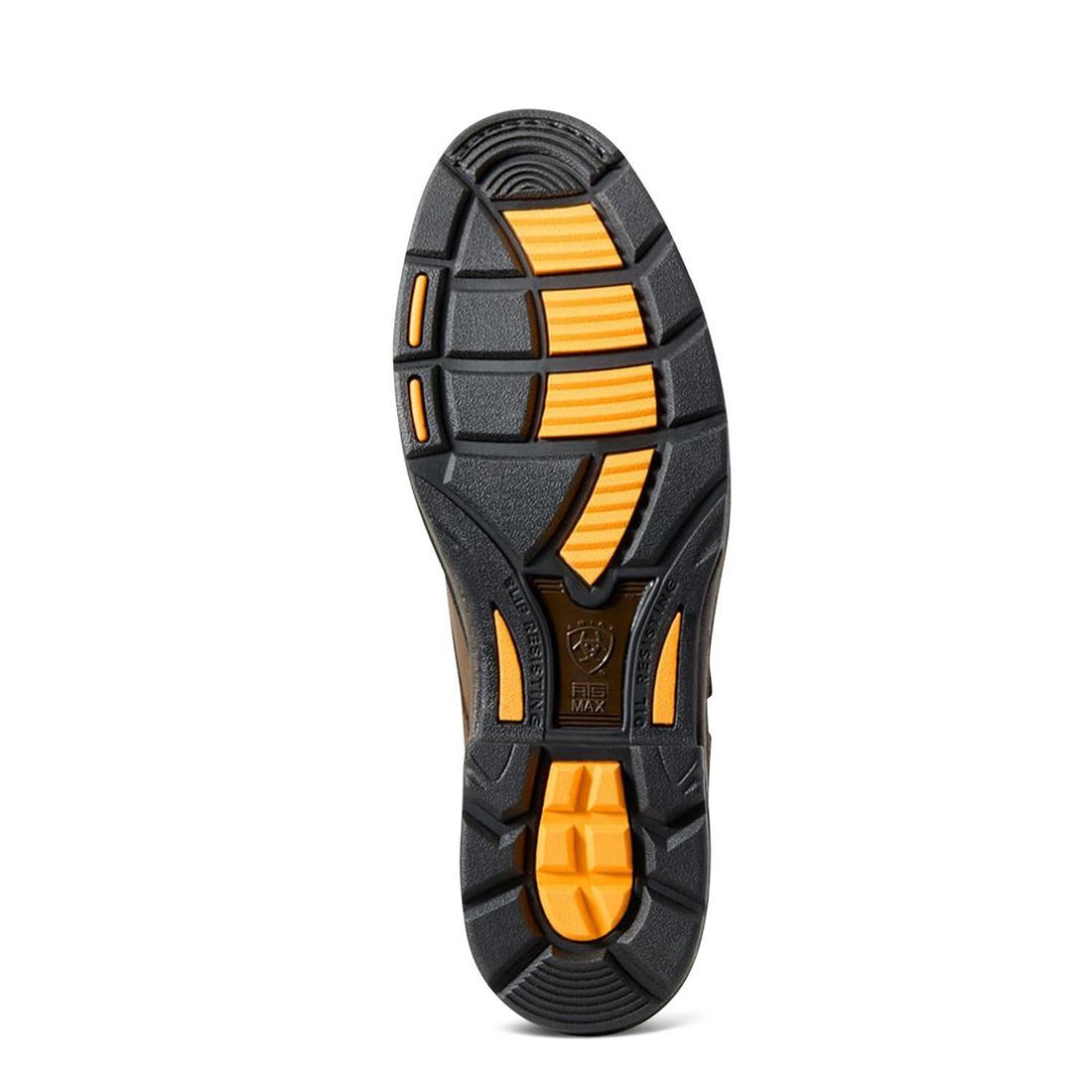 Ariat WorkHog 8 inch Composite-Toe Waterproof Work Boot Oily Distressed Brown Sole