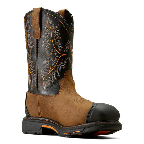 Ariat WorkHog Composite-Toe CSA XTR Waterproof Work Boot Rye Brown Profile
