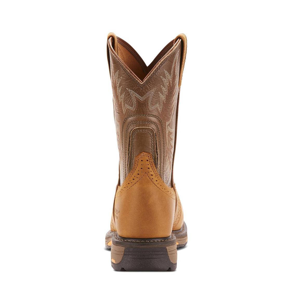 Ariat WorkHog Composite-Toe Work Boot Aged Bark Upper