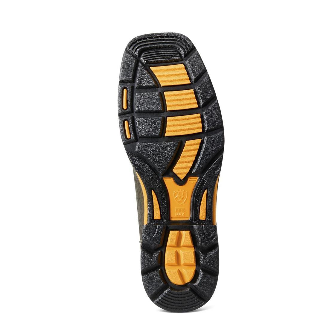 Ariat WorkHog Composite-Toe Waterproof MetGuard Wide Square Toe Work Boot Bruin Brown Medial