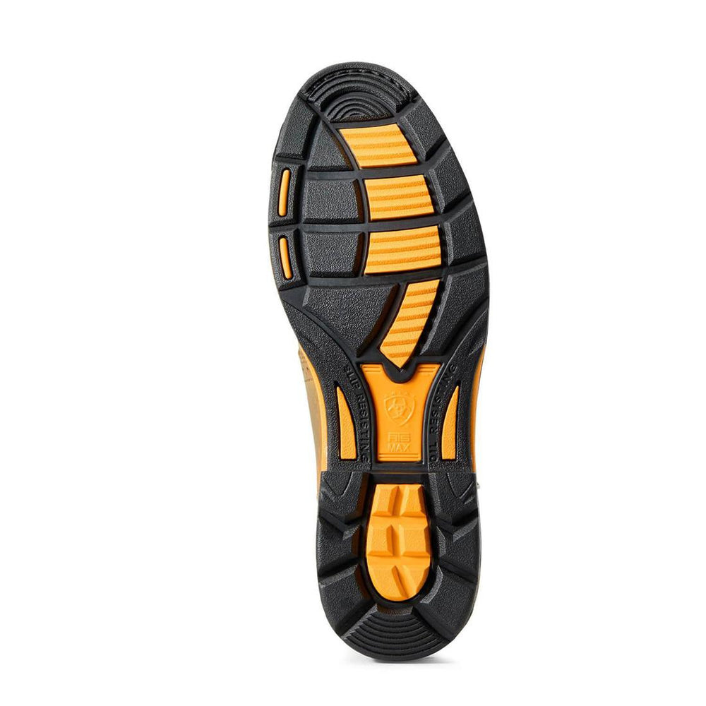 Ariat WorkHog Composite-Toe Waterproof Pull-On Round Toe Work Boot Aged Bark Medial