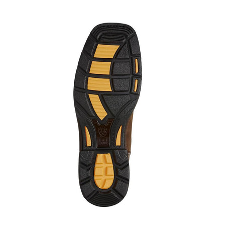 Ariat WorkHog Composite-Toe Waterproof Wellington Work Boot Brown Sole