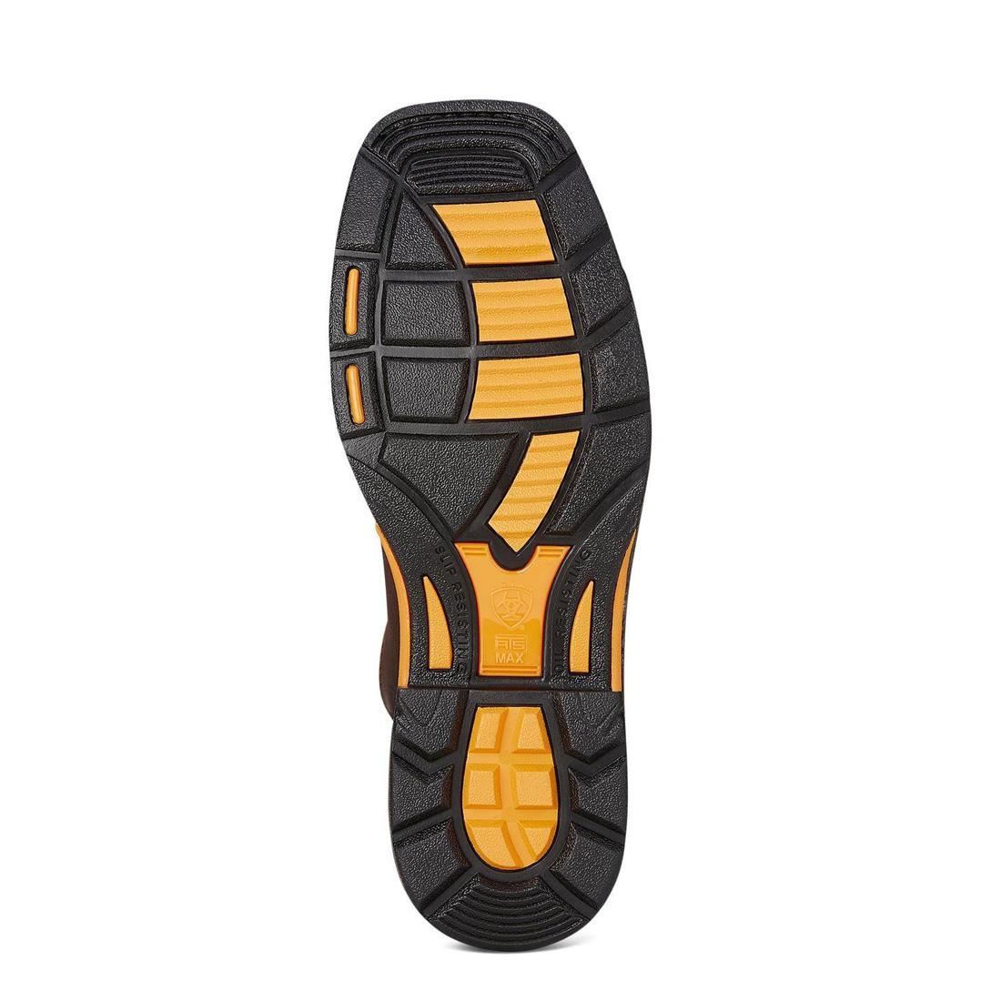 Ariat WorkHog Soft-Toe Wide Square Toe Boot Dark Earth Medial