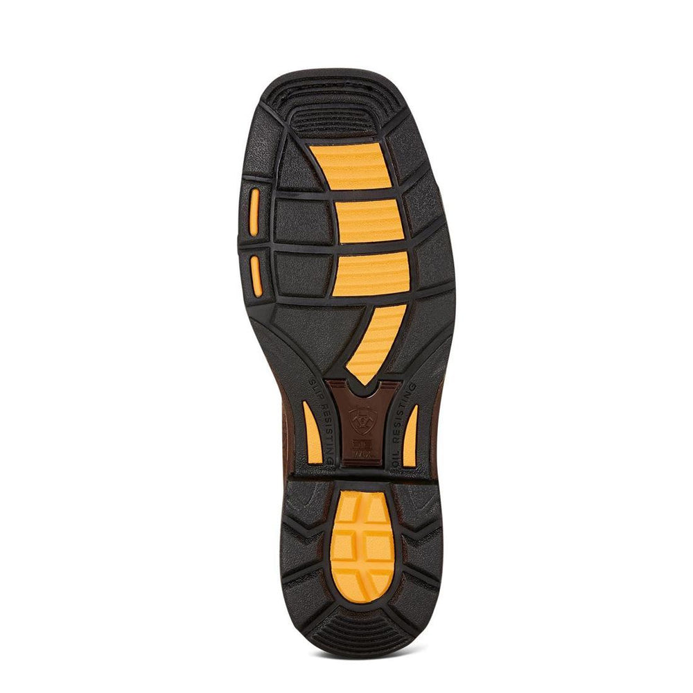 Ariat WorkHog Soft-Toe Waterproof Boot Bruin Brown Sole