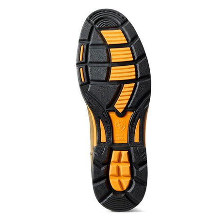 Ariat WorkHog Soft-Toe Waterproof Pull On Round Toe Boot Brown Medial